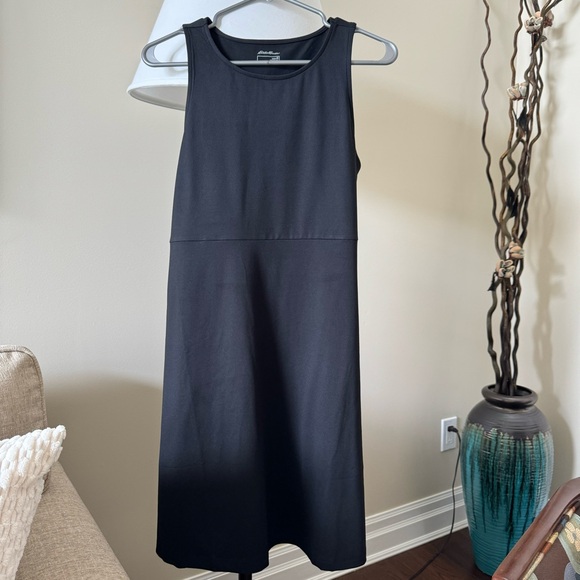 Eddie Bauer Aster Sleeveless Empire Waist Dress Black Size Medium - Picture 4 of 9